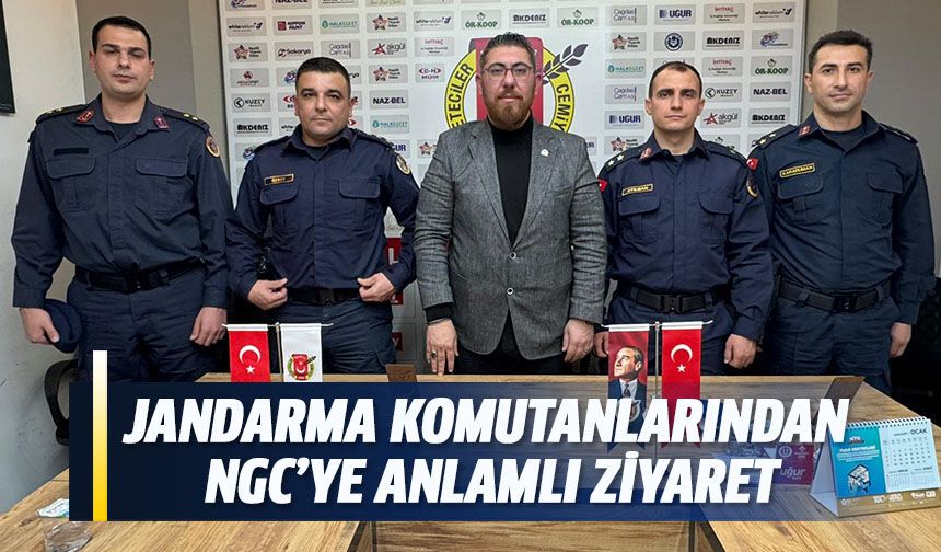 Jandarma komutanlarından NGC’ye anlamlı ziyaret