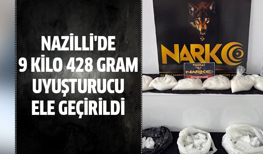 Nazilli'de zehir tacirine darbe!