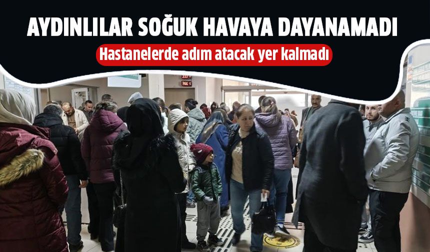 Aydınlılar soğuk havaya dayanamadı!
