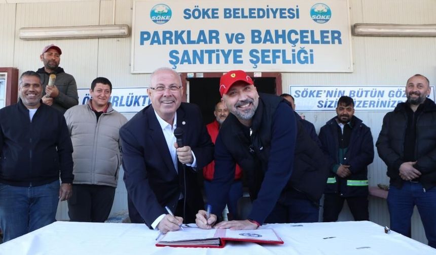 Söke Belediyesi'nde toplu iş sözleşmesi imzalandı