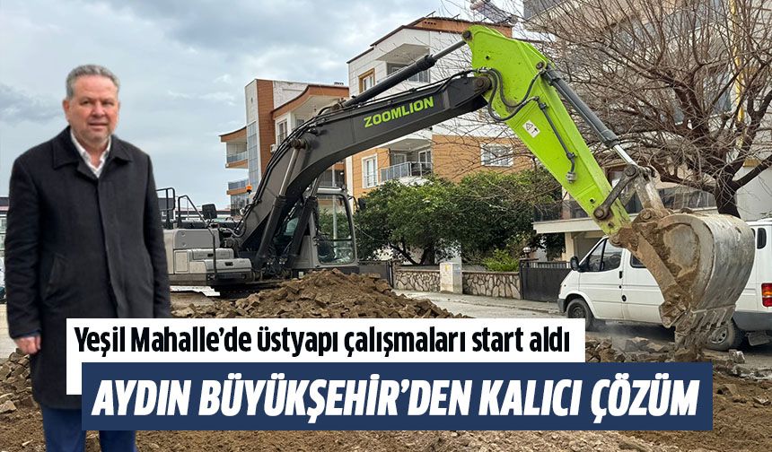 Yeşil Mahalle’de üstyapı çalışmaları start aldı