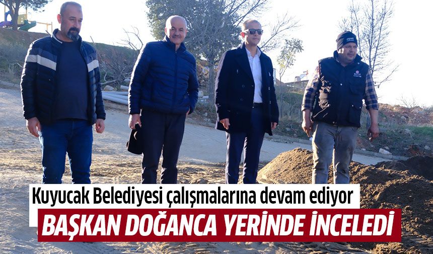Başkan Doğanca çalışmaları inceledi!
