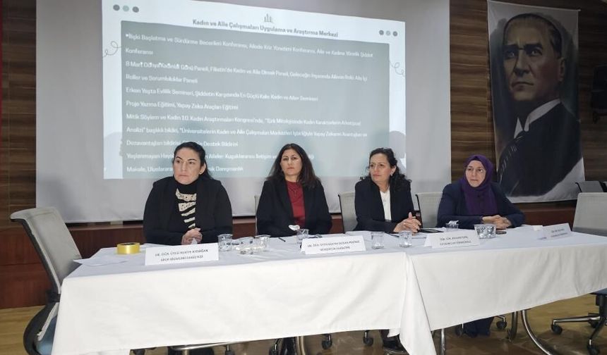 ADÜ'lü akademisyenler Nazilli'de her yönüyle kadına şiddeti anlattı