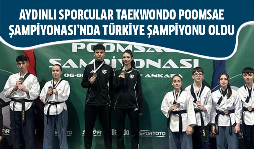 Aydınlı sporcular Türkiye şampiyonu oldu