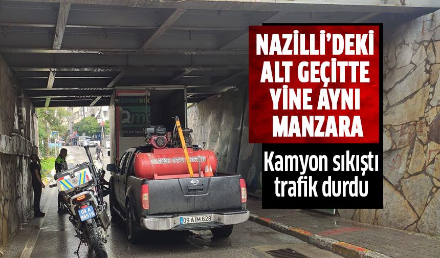 Nazilli’de alt geçitte yine aynı manzara!