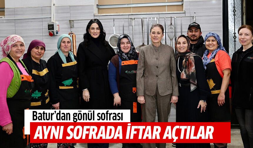 Batur’dan gönül sofrası