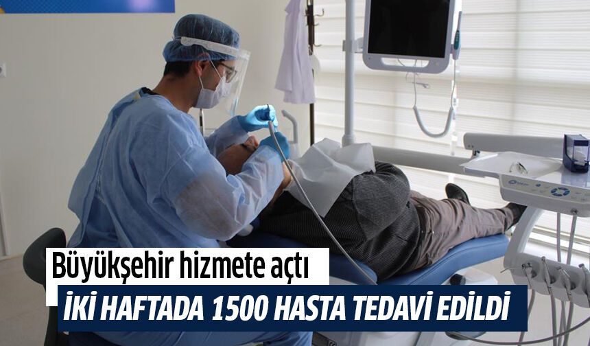 Vatandaşlardan Aydın Ağız ve Diş Sağlığı Polikliniği'ne yoğun ilgi