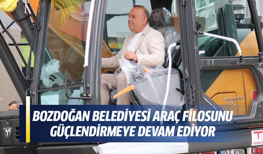 Bozdoğan Belediyesi araç filosunu güçlendirmeye devam ediyor