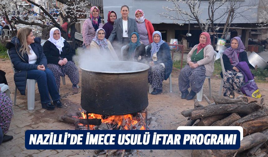 Nazilli’de imece usulü iftar programı