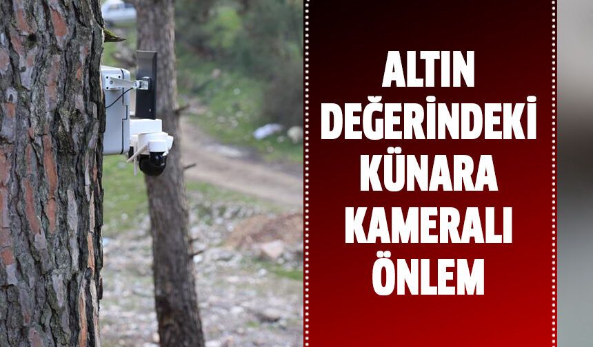 Altın değerindeki künara kameralı önlem