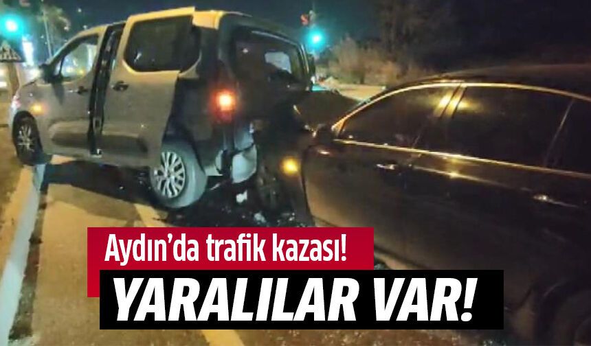 Aydın'da trafik kazası!