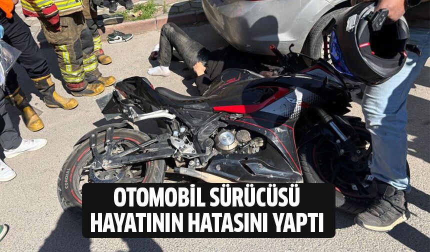 Sürücünün yaptığı hata ölümle sonuçlanıyordu!