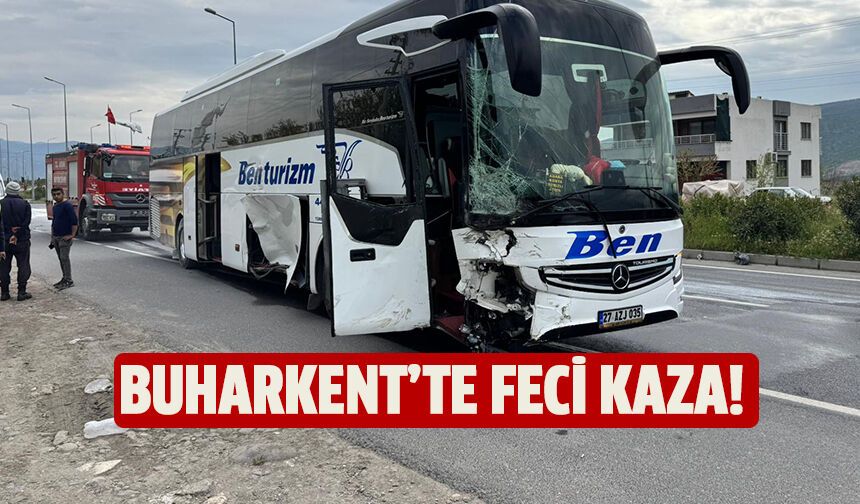 Buharkent'te feci kaza!