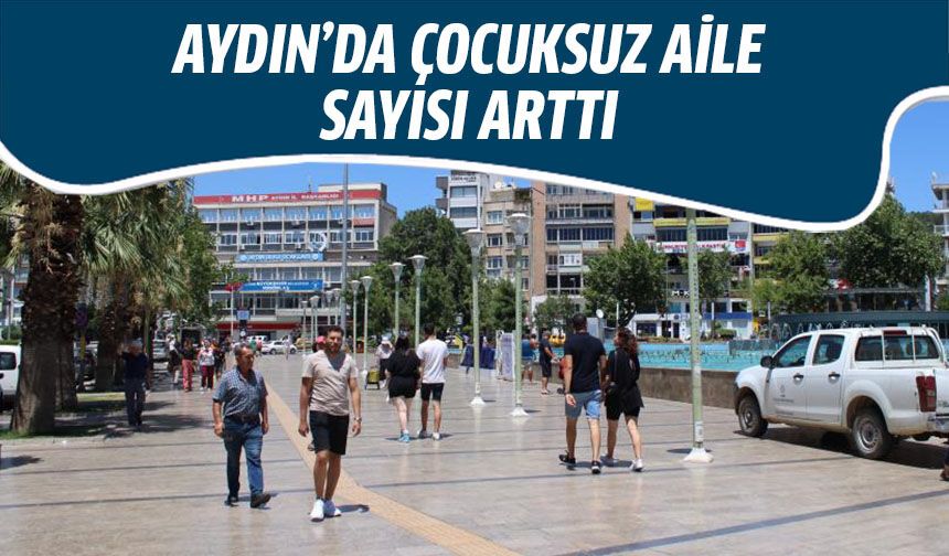 Aydın'da çocuksuz aile sayısı arttı!