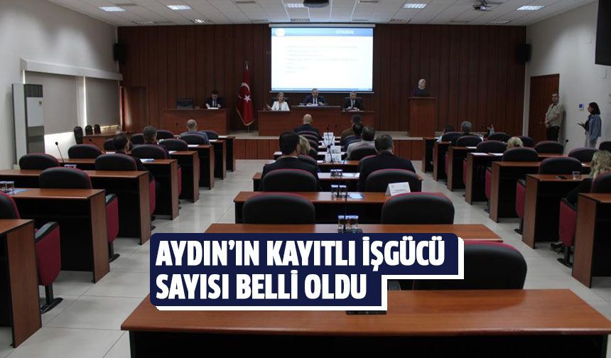Aydın’ın kayıtlı işgücü sayısı 100 bin oldu