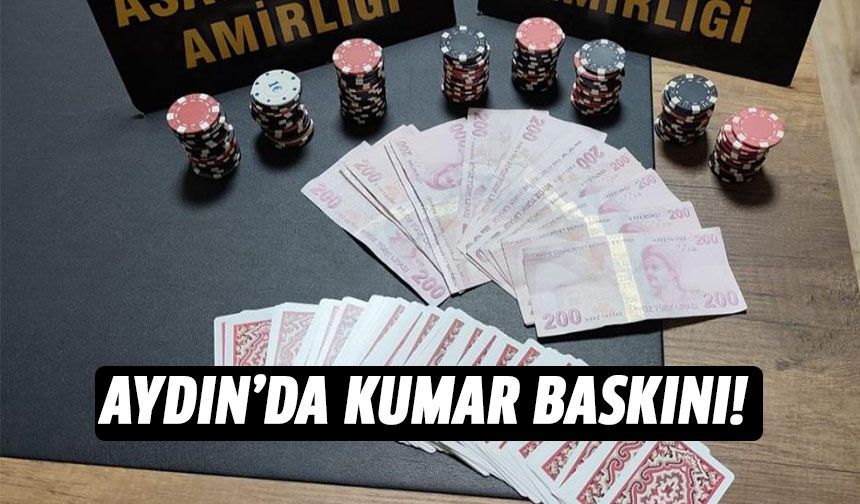 Aydın'da 4 işletmeye kumar baskını!