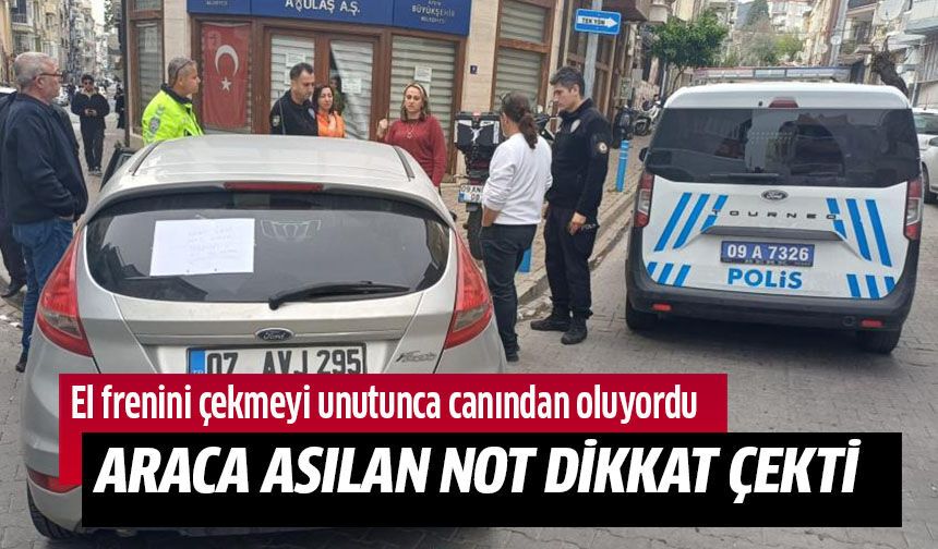 El frenini çekmeyi unutunca canından oluyordu
