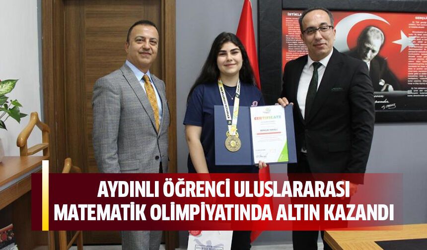 Liseli Rengin, Aydın'ın gururu oldu!