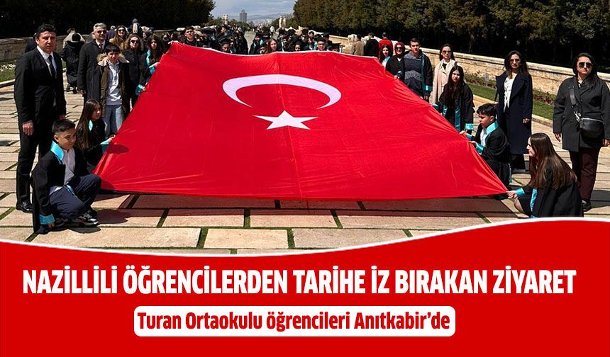 Nazillili öğrencilerden tarihe iz bırakan ziyaret