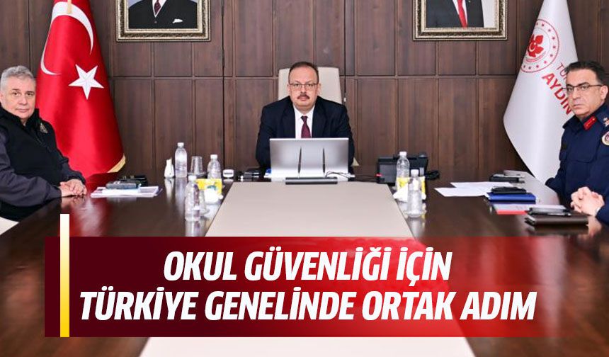 Aydın Valisi Canbolat güvenlik toplantısına katıldı