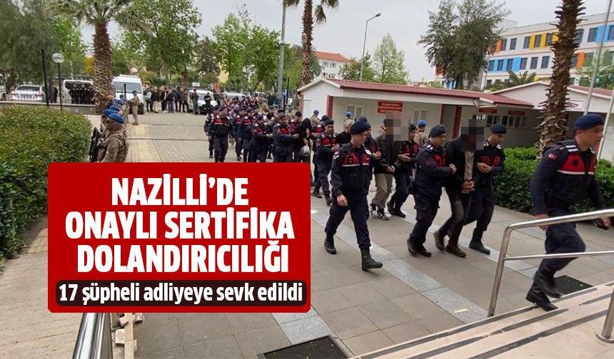 Sertifika dolandırıcıları adliyeye sevk edildi!