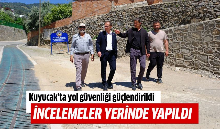 Kuyucak’ta yol güvenliği güçlendirildi