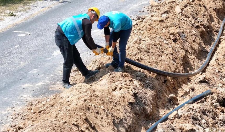 Şahnalı’da içme suyu hattı yenileniyor