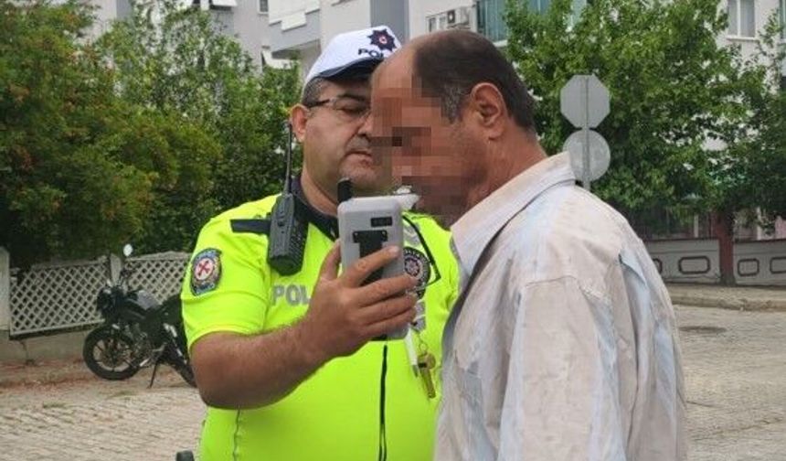 Nazilli’de trafikte zikzak çizerek ilerledi, hem alkollü hem firari çıktı