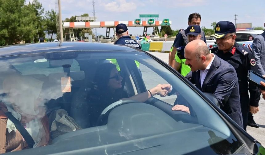 Vali Varol’dan bayram öncesi otoyol denetimi