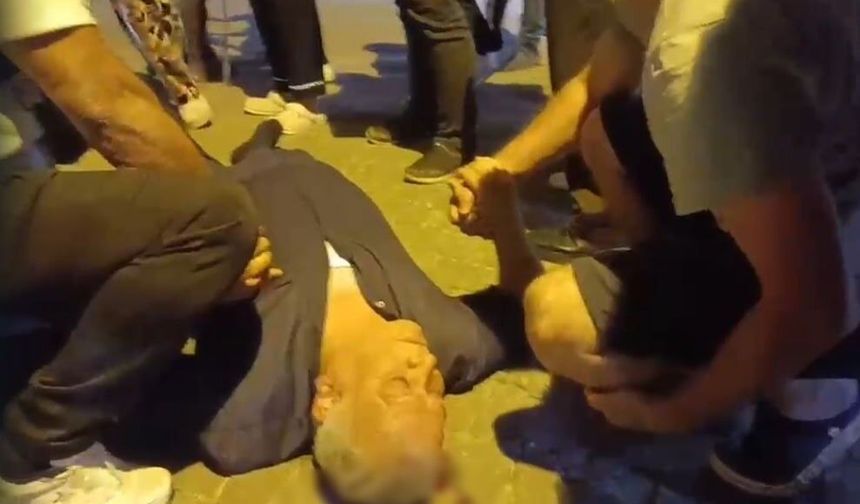 Çıkan kavgada başından yaralandı, kanlar içinde yerde kaldı