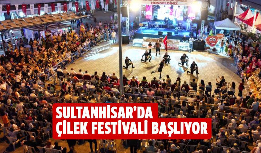 Sultanhisar’da Çilek Festivali başlıyor