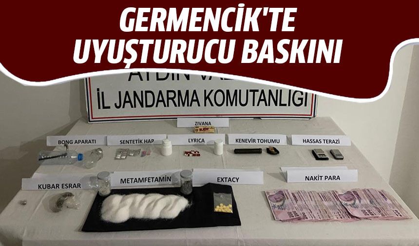 Germencik'te uyuşturucu baskını!
