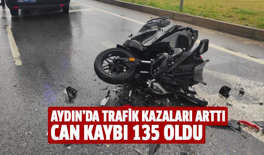 Aydın'da trafik kazaları arttı