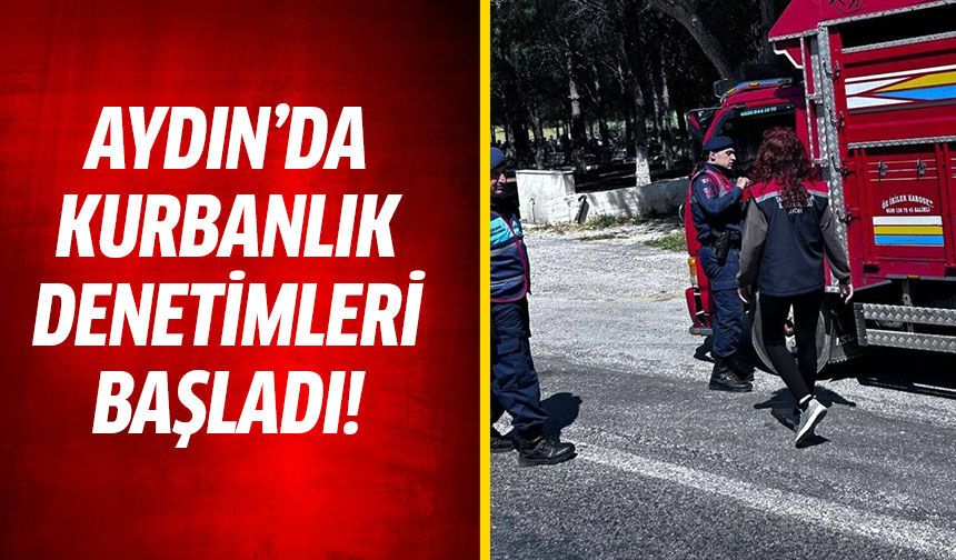Aydın'da kurbanlık denetimleri başladı!