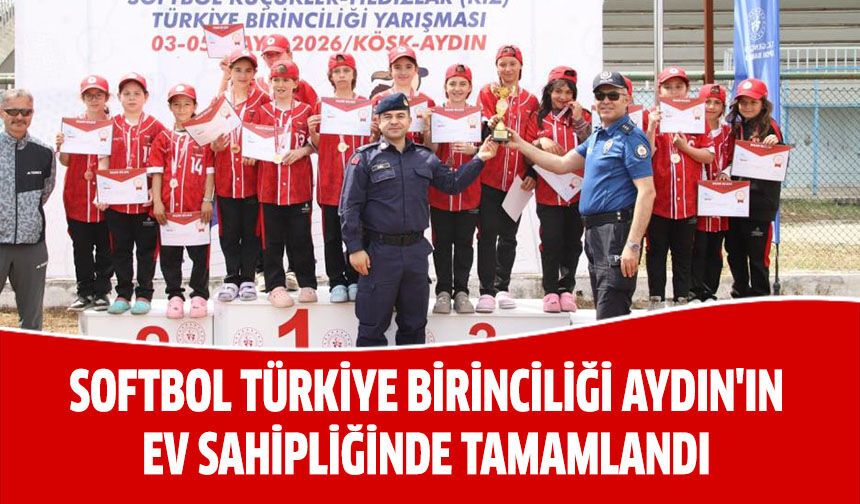 Softbol Türkiye Birinciliği Aydın'ın ev sahipliğinde tamamlandı