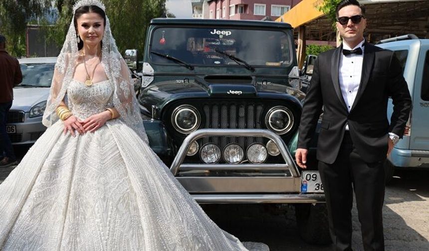 Ustanın düğününde bütün cipler Nazilli’de toplandı