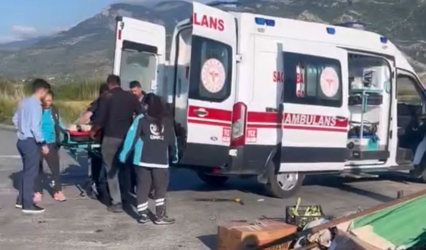 Trafik kazasında 1 yaralı