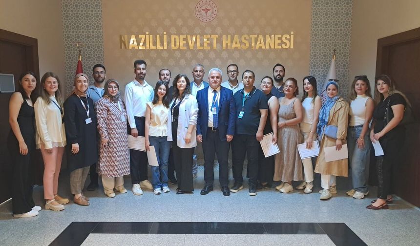 Nazilli Devlet Hastanesi’nde acil bakım hemşireliği eğitimi başladı