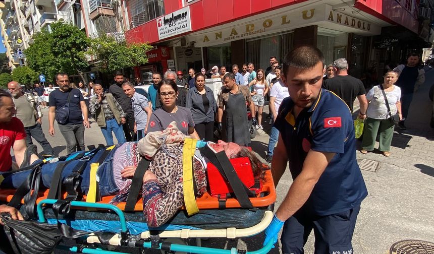 Nazilli’de motosiklet yayaya çarptı.. 57 yaşındaki kadın ağır yaralandı