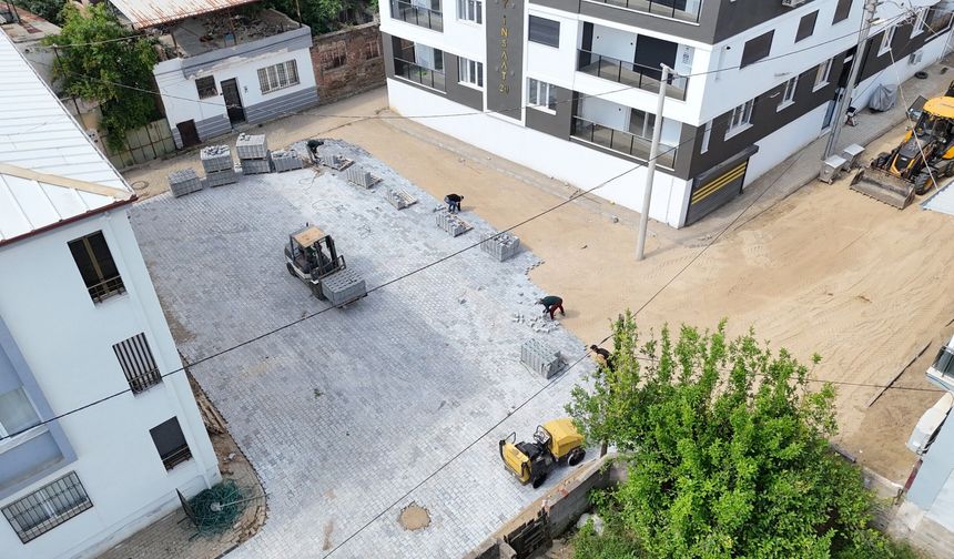 Nazilli’de yol çalışmaları sürüyor