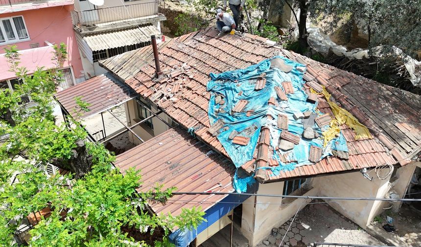 Nazilli Belediyesi Aksu'da atıl durumdaki köy konağını baştan sona yeniledi