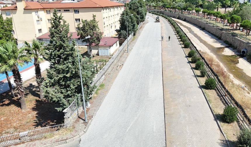 Nazilli Belediyesi Turan Mahallesi'nde asfalt çalışmalarına başladı