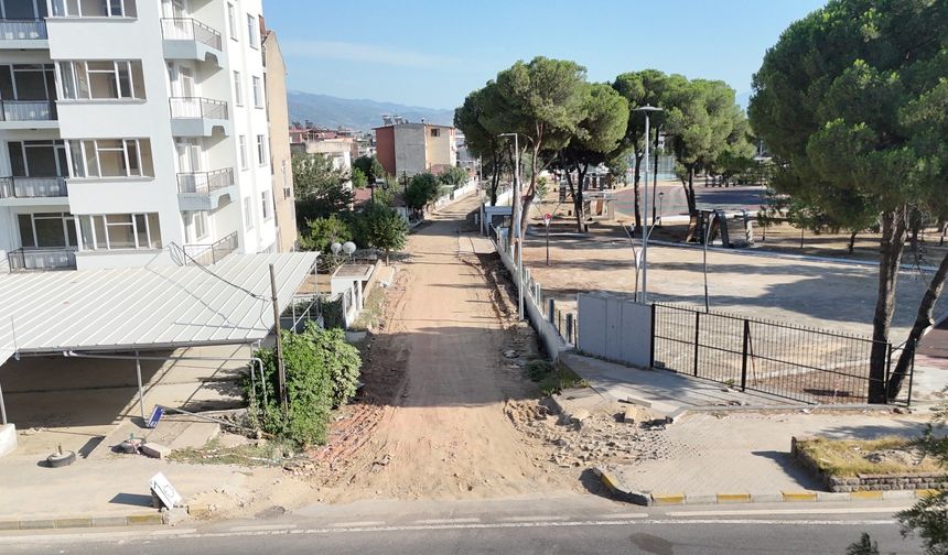 Nazilli'de 10 sokakta asfalt mesaisi başladı