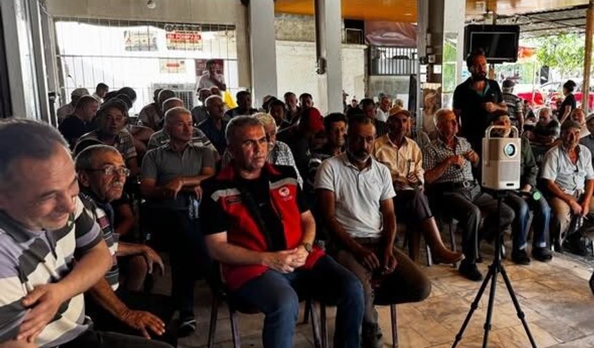 Üreticilere bitki koruma ürünleri ve B-Reçete sistemi anlatıldı
