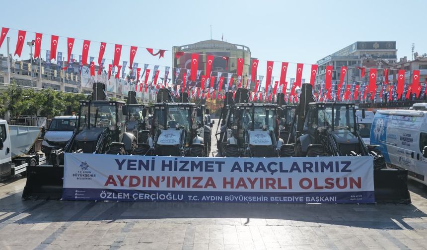 Başkan Çerçioğlu Büyükşehir Belediyesi’nin araç filosunu 90 milyon liralık yatırım ile güçlendirdi