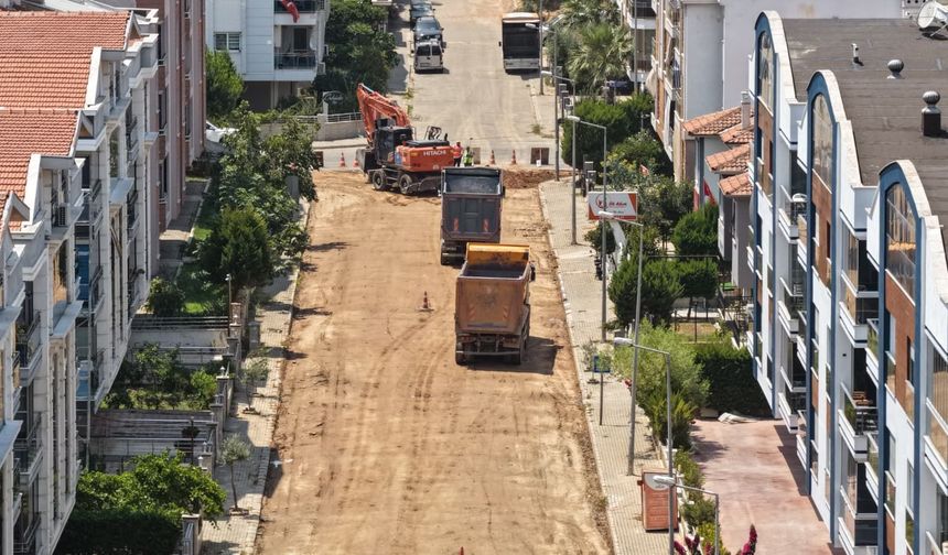 Başkan Çerçioğlu’ndan yol yenileme çalışması