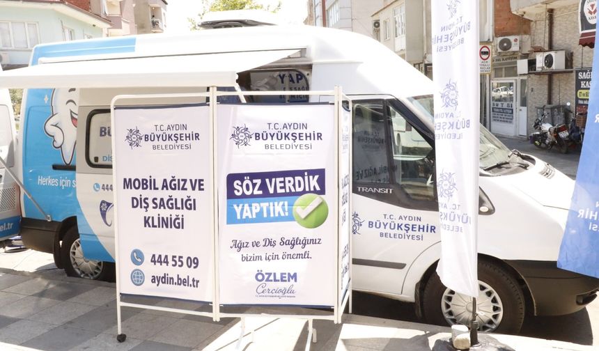 Başkan Çerçioğlu Ağız ve Diş Sağlığı Hizmetlerini Aydın'ın dört bir yanında vatandaşlarla buluşturmaya devam ediyor