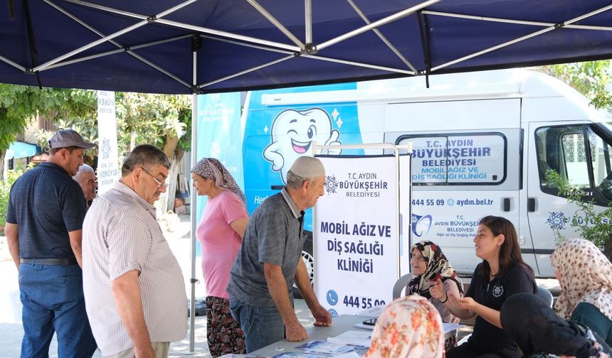 Başkan Çerçioğlu ağız ve diş sağlığı hizmetlerini Efeler, Didim ve İncirliova’da vatandaşlarla buluşturdu