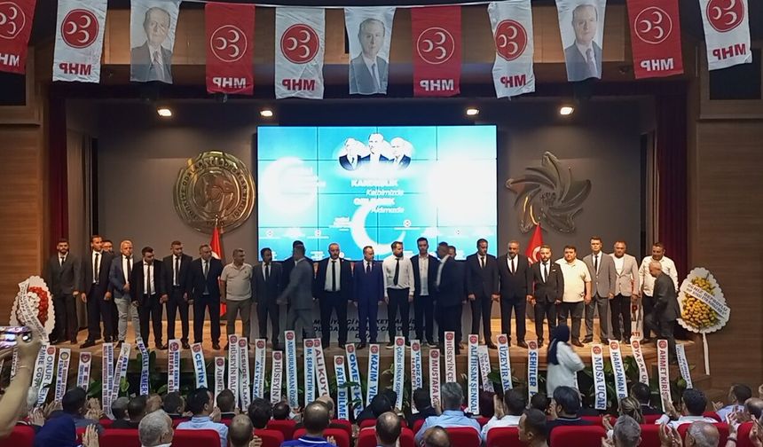 MHP Nazilli'de yeni dönem.. Bahadır Yorgancı başkan seçildi