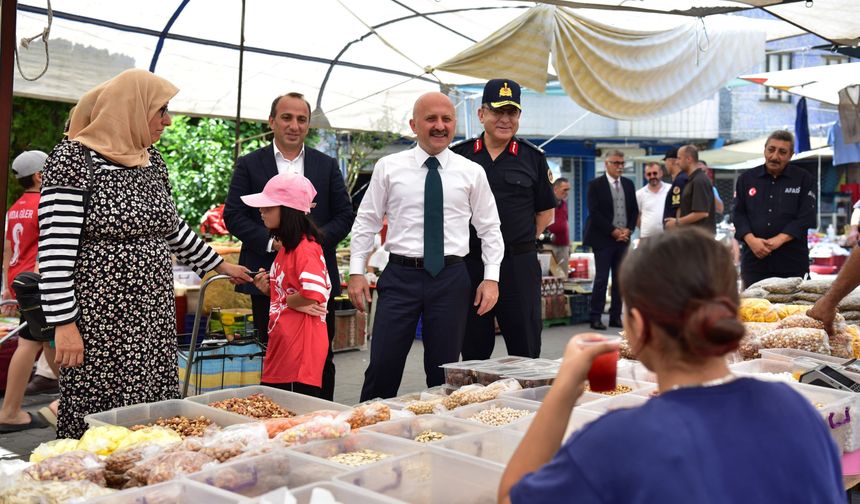 Aydın Valisi Osman Varol esnaf ve vatandaşlarla buluştu